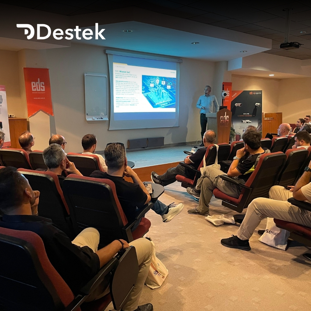 Destek ve Hanwha Vision İş Birliğiyle Gerçekleştirilen Seminerimizi Başarıyla Tamamladık !